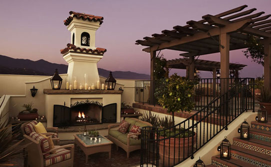 canary-hotel-santa-barbara-rooftop-fireplace